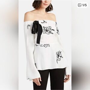Derek Lam 10 Crosby off shoulder beautiful dressy top